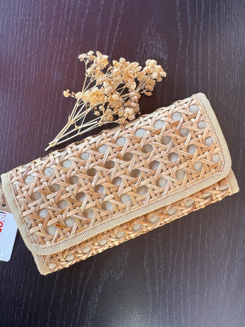 Handcrafted Rattan Wallet